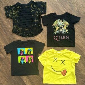 Set of four rocker Tshirts